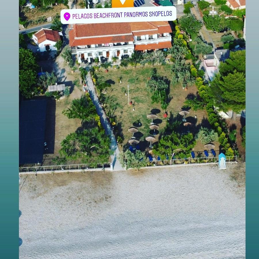 Pelagos Beachfront Panormos  Ngoại thất bức ảnh